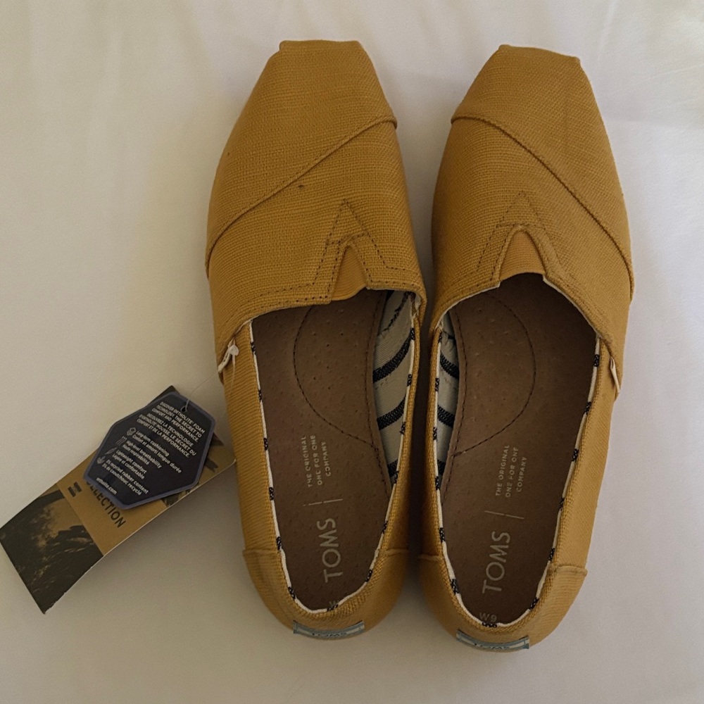 TOMS Mustard Slip-On Loafers